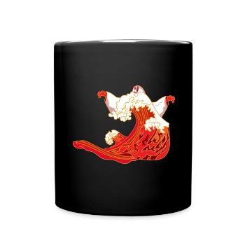 Halloween Ghost - Full Colour Mug - black - Front