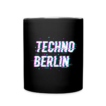 Techno Rave Berlin Party Cadeau - Mug uni - noir - Devant