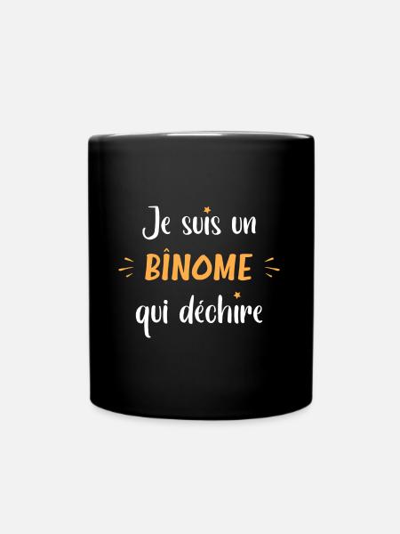 Je suis un binome qui déchire - Mug uni - noir