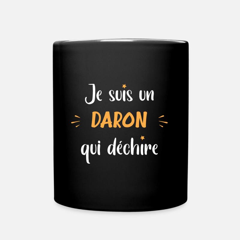 Je suis un daron - Mug uni - noir