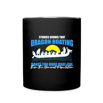 Course de bateaux chinois pour les entraîneurs de bateaux-dragons - Mug uni - noir - Devant