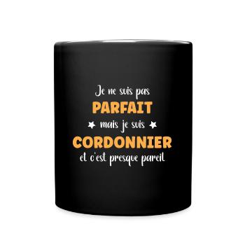cordonnier - Mug uni - noir - Devant