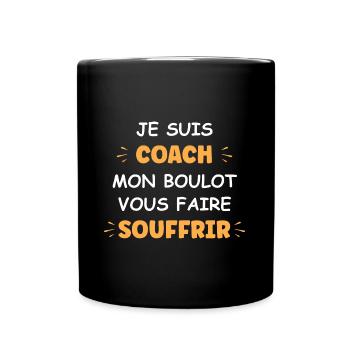 coach - Mug uni - noir - Devant
