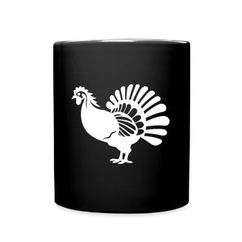 Turkeys - Full Colour Mug - black - Front