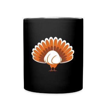 Turkeys - Full Colour Mug - black - Front