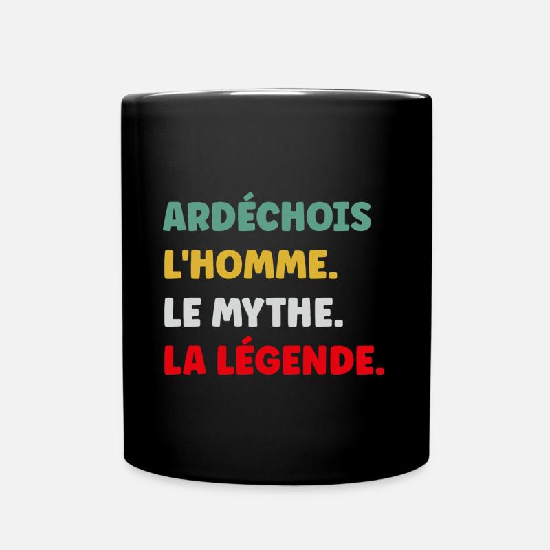 Ardéchois - Mug uni - noir