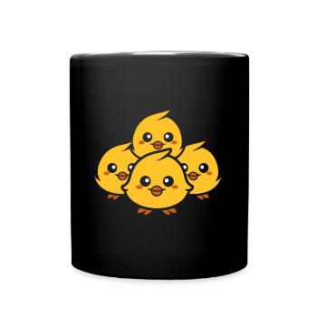 chick - Full Colour Mug - black - Front