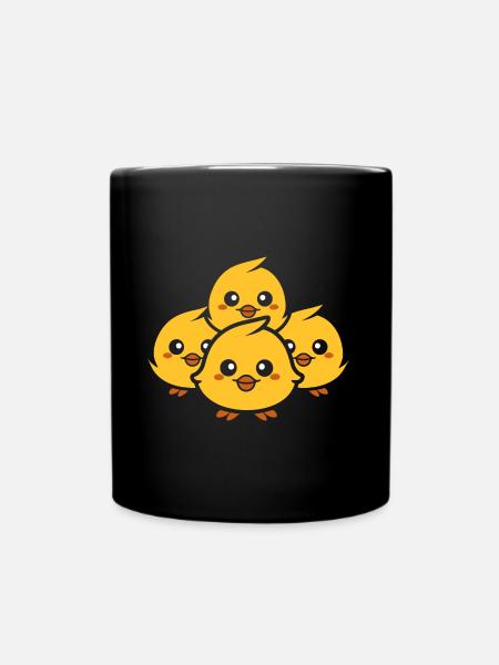 poussin - Mug uni - noir