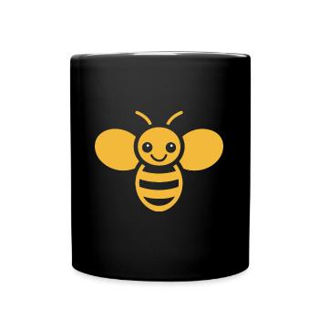 Bee - Full Colour Mug - black - Front