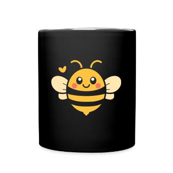 Bee - Full Colour Mug - black - Front