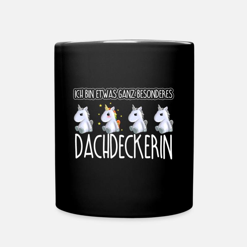 DACHDECKERIN - Toll - Tasse einfarbig - Schwarz