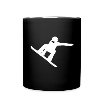 Snowboarder Winter sports - Full Colour Mug - black - Front