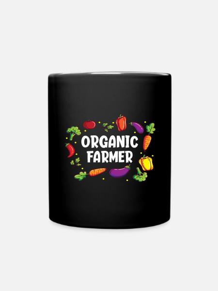 Agriculteurs biologiques Agriculture biologique Culture maraîchère - Mug uni - noir
