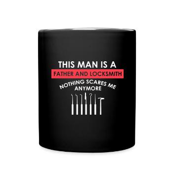 Lockpicking Expert Déverrouillage Service Lock Papa - Mug uni - noir - Devant