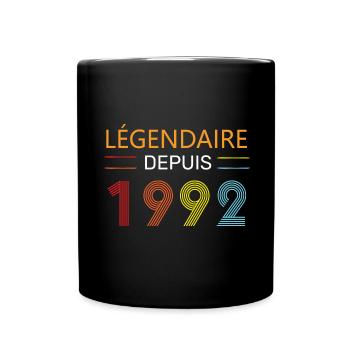 Légendaire Depuis 1992 32 Anniversaire 32 Ans - Mug uni - noir - Devant