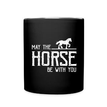 Conception Clydesdale pour clydesdale Riders - Mug uni - noir - Devant
