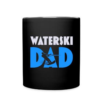 Ski nautique Papa Ski nautique Fête des pères - Mug uni - noir - Devant