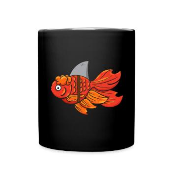 Poissons rouges Poissons sous-marins Aquariophiles Contenu des poissons - Mug uni - noir - Devant