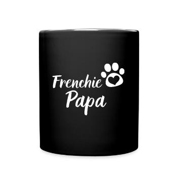 Frenchie Dad Chien Cadeau Bouledogue Français - Mug uni - noir - Devant