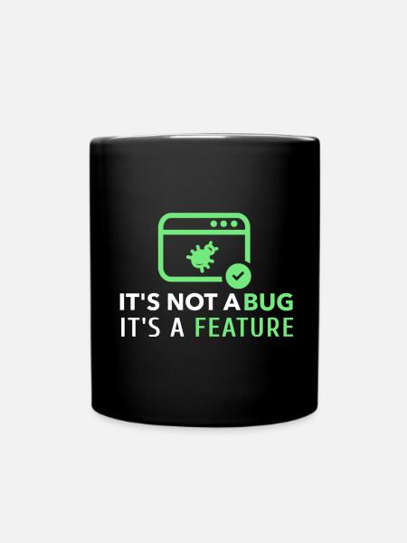 Lustiges Informatik-Shirt für IT-Techniker - Tasse einfarbig - Schwarz