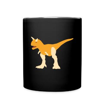 Carnotaurus Dinosaure Dino Enfants T-Shirt Drôle - Mug uni - noir - Devant
