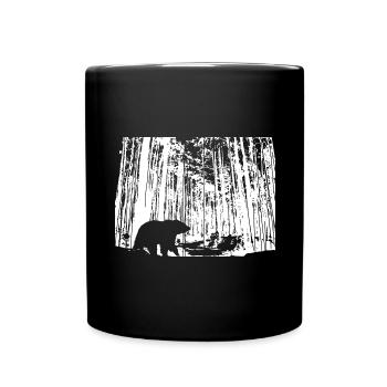 Arbres - Ours - (2) - Mug uni - noir - Devant