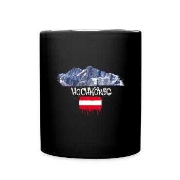 Hochkönig,mountain,mountains,Switzerland,ski area,skiing - Full Colour Mug - black - Front