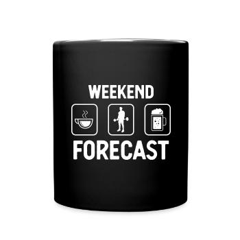 Weekend forecast 1 - (2) - Full Colour Mug - black - Front