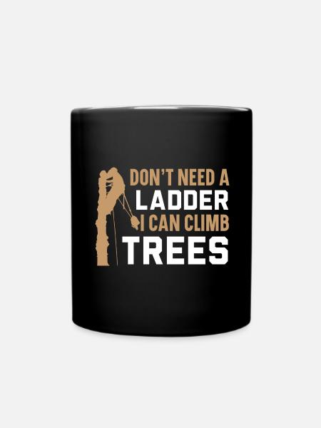 Je n’ai pas besoin d’échelles, je peux grimper aux arbres - Mug uni - noir
