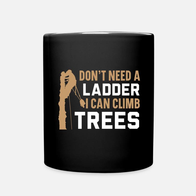 Je n’ai pas besoin d’échelles, je peux grimper aux arbres - Mug uni - noir
