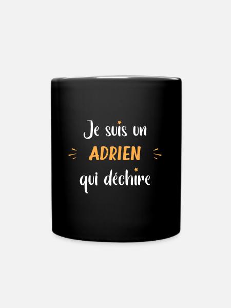 adrien - Mug uni - noir
