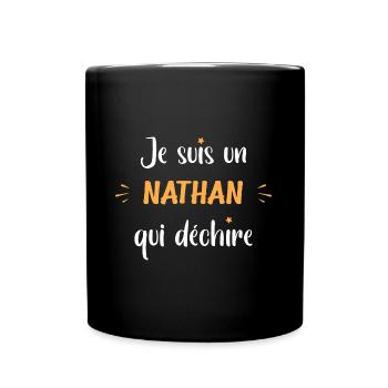 Nathan - Mug uni - noir - Devant