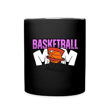 Basketball Mom - Full Colour Mug - black - Front