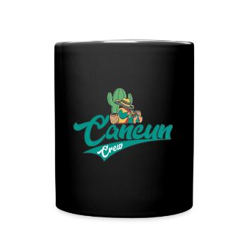 Voyage au Mexique avec l’équipage de Cancun - Mug uni - noir - Devant