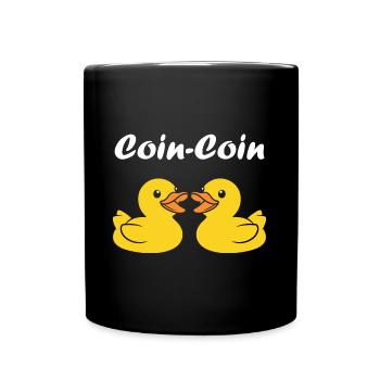 Petit canard - Mug uni - noir - Devant