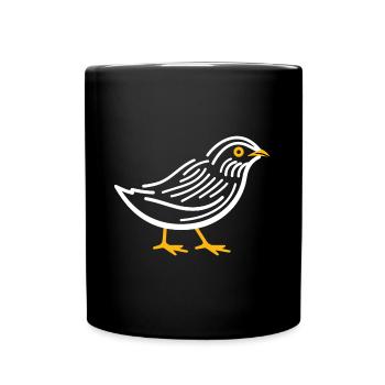 quail small quail bird - Full Colour Mug - black - Front