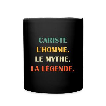 cariste - Mug uni - noir - Devant