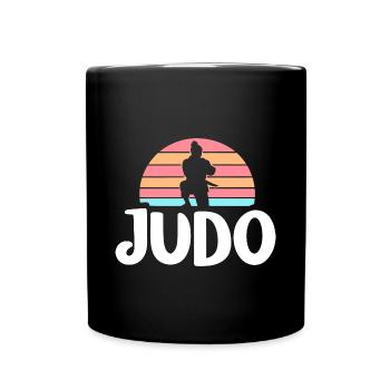 Judo Meister Ausrüstung Training Kampfsport Kit - Tasse einfarbig - Schwarz - Vorne