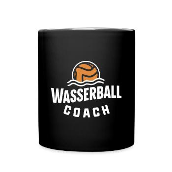Wasserball-Coach - Tasse einfarbig - Schwarz - Vorne