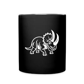 Triceratops - Mug uni - noir - Devant