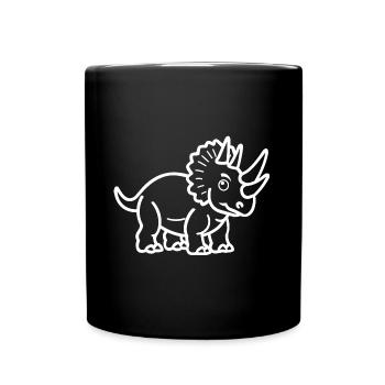 Triceratops - Mug uni - noir - Devant