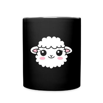 Sheep - Full Colour Mug - black - Front
