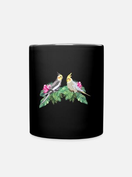 Perruche perruche calopsitte - Mug uni - noir