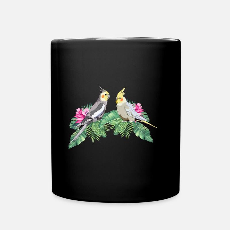 Perruche perruche calopsitte - Mug uni - noir