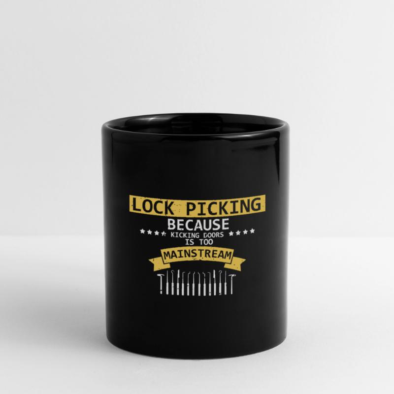 Lockpicking Doors Break Open Locking Technician Full Colour Mug