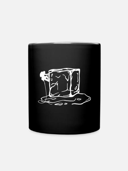 Eis - Klettern - - Tasse einfarbig - Schwarz