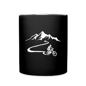 Mountain - Mountain Bike - (13) - Full Colour Mug - black - Front
