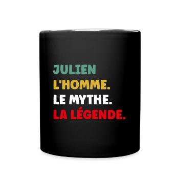 julien - Mug uni - noir - Devant