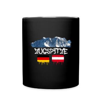 Zugspitze,montagne,montagne,Autriche,domaine skiable,ski - Mug uni - noir - Devant