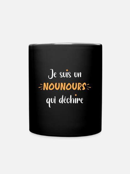 nounours - Mug uni - noir